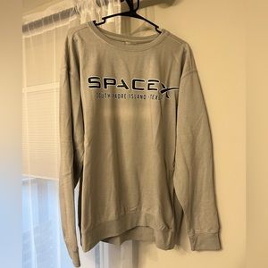 Space X crew neck pullover